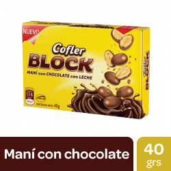 MANI C/CHOCOLATE BLOCKx40g.